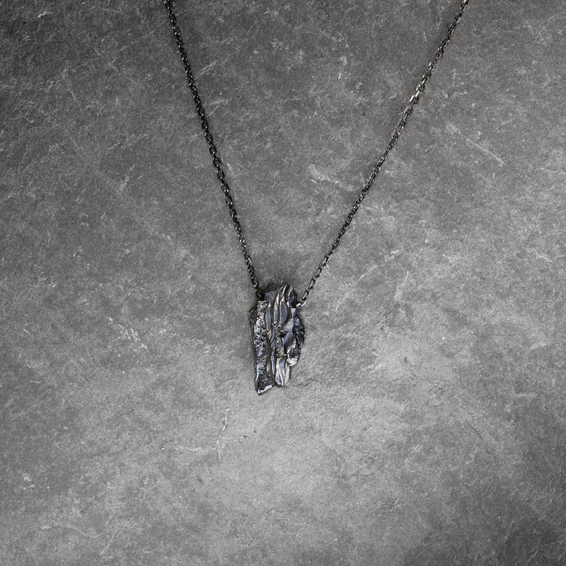 black gold pendant and chain