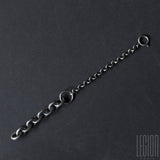 silver chain flat bracelet Legion Paris