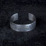 silver bracelet black Legion paris flat