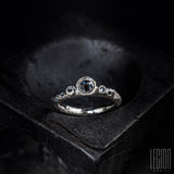 LINNA DIAMOND AND WHITE GOLD ENGAGEMENT RING